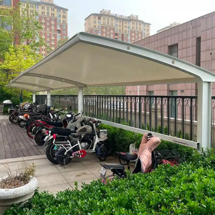 京山市膜结构电动车棚